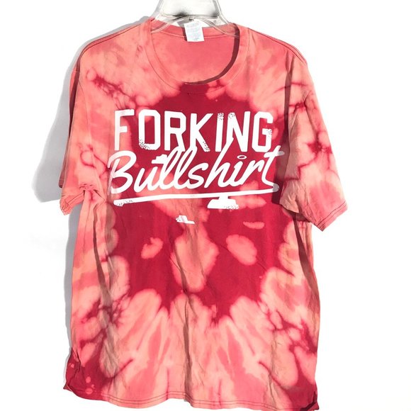 Anticulture Other - Forking Bullshirt Acid Wash Tie Dye Large T Shirt